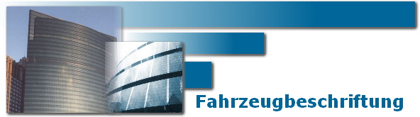 Fahrzeugbeschriftung